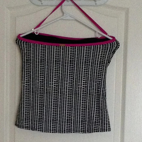 Ivanka Trump Women's Swimwear Halter Neck Tankini Top Size M Vacation Swimming - Picture 3 of 5